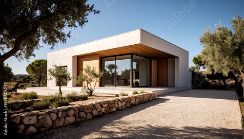 Modern Minimalist House Exterior Design.