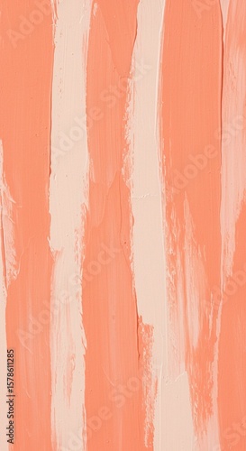 Peach and beige abstract stripes