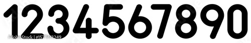 数字・ナンバーアイコンイラスト素材数字03
