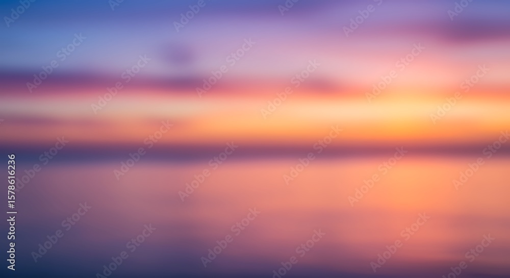 Fototapeta premium Dreamy Sunset Reflections