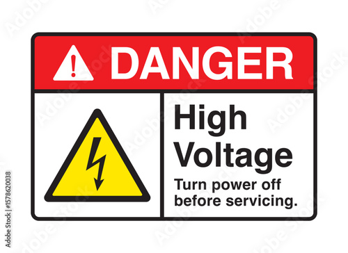 High Voltage - Turn Power Off Before Servicing Free Download High Voltage - Turn Power Off Before Servicing - GFXLoad