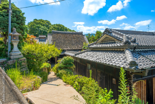 大阪府　太子町の町並み