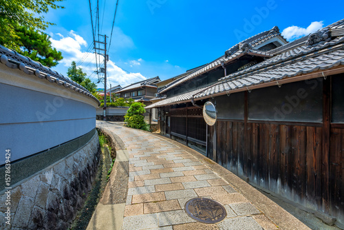 大阪府　太子町の町並み