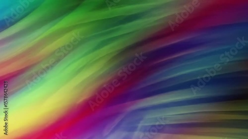 Abstract Rainbow Color Wave Animation, Colorful Background for Creative Projects