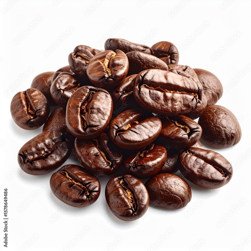 Obraz premium Roasted Coffee Beans Close-Up