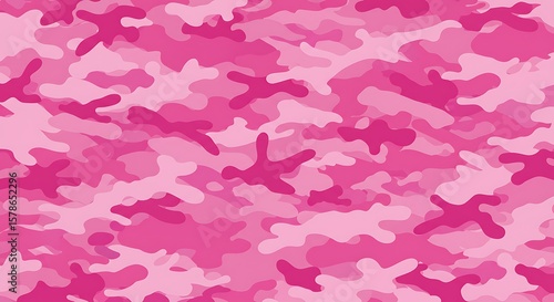 Pink Camo: Abstract Digital Texture