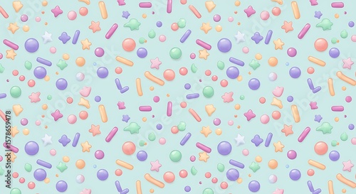 Pastel Dreamscape Rainbow Confetti Sweet Symphony A Candy Cloud Gentle Sprinkles Ethereal Delight Sugar Rush Celestial Candy Floating Jewels Pastel Paradise