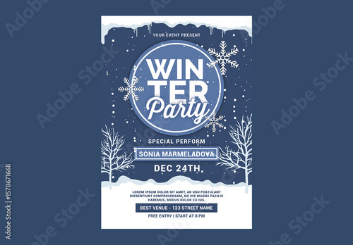 Winter Party Flyer