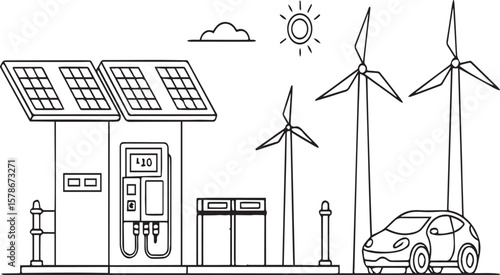 Renewable Electricity and Charging Station