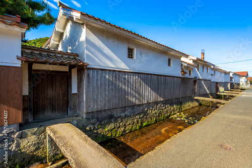 鳥取県　倉吉の町並み