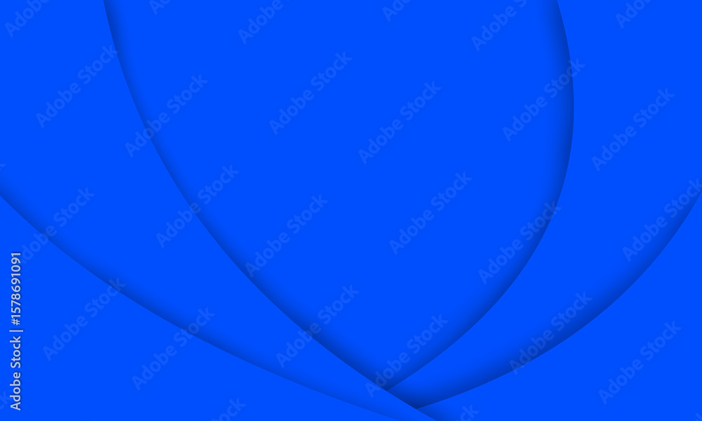 Obraz premium Blue Abstract Paper Layer Background – Modern Minimal Design