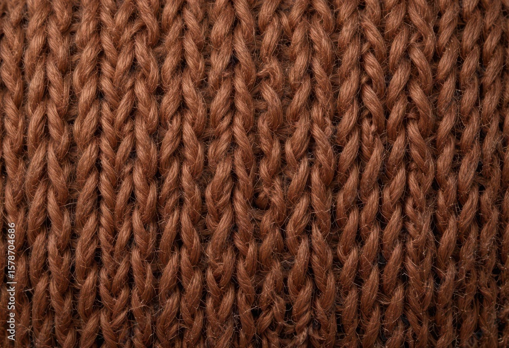 Detailed Brown Knit A Textured Vision of Copper Yarn Detailed Brown Knit A Textured Vision of Copper Yarn