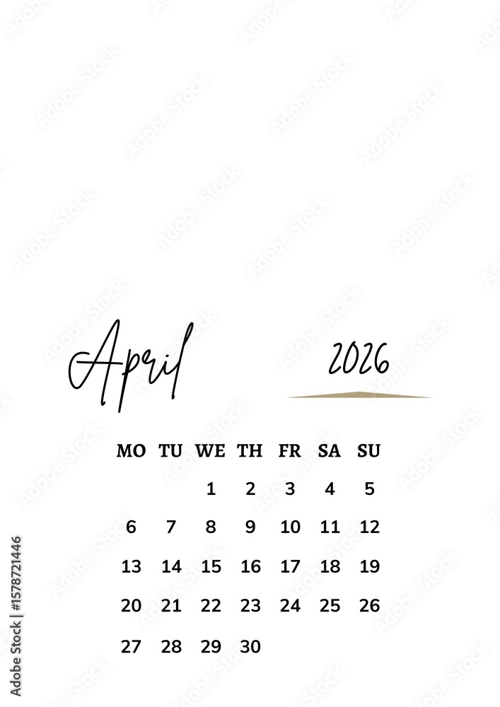 April 2026 April 2026
