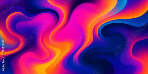 Swirling Symphony of Colors: An artistic, vivid display of color and motion. A captivating illustration featuring a flowing, abstract design that invites viewers into its vibrant world of hues.