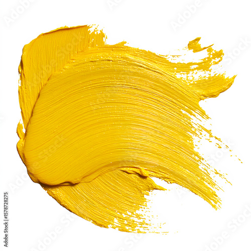 yellow watercolor paint