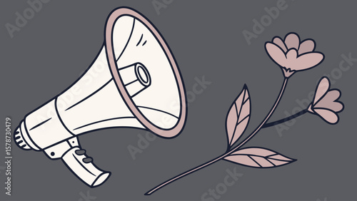 Unplug to Grow – A Plant Emerging from a Power Cord