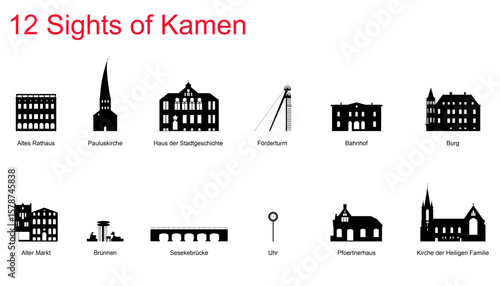 12 Sights of Kamen, NRW Germany " NO AI "