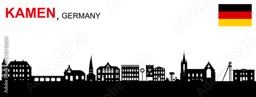 Kamen Silhouette , NRW Germany " NO AI "