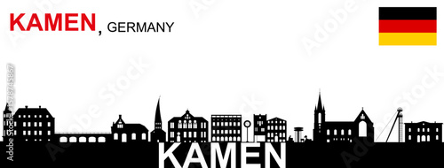 Kamen Silhouette , NRW Germany " NO AI "