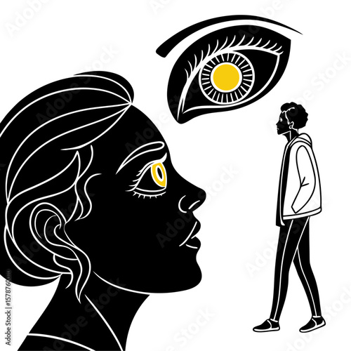 Insightful Vision Vector Logo for Strategic Thinkers
