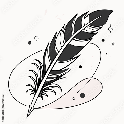 Ink of Imagination Vector Logo
