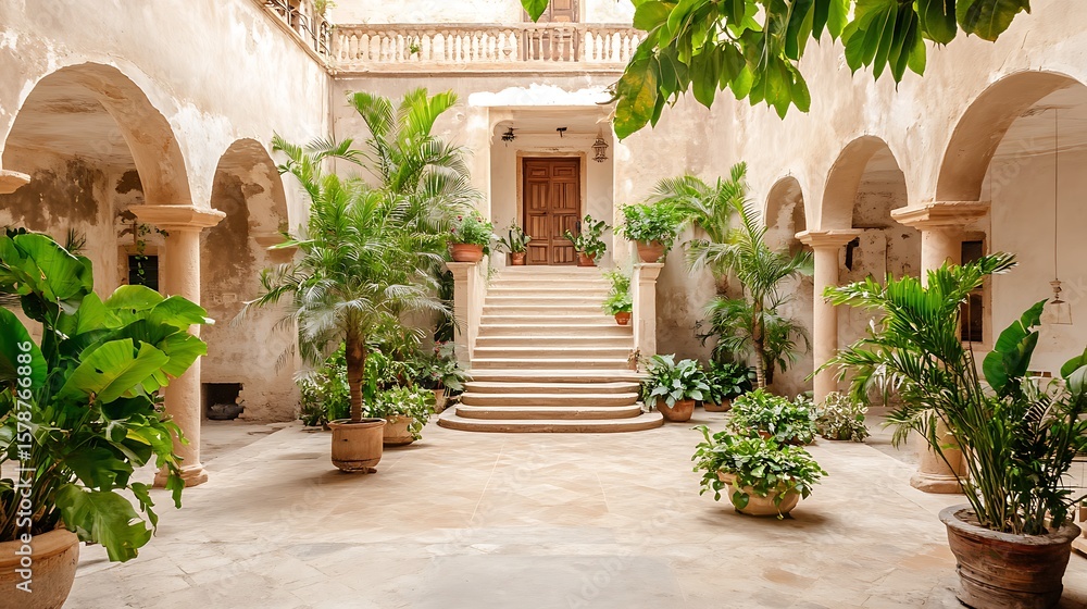 Fototapeta premium 緑陰の静寂