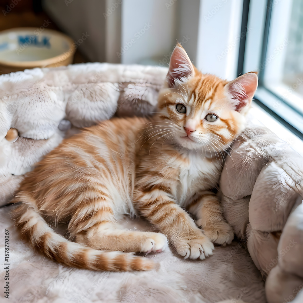 adorable fluffy white kitten with beautiful eyes adorable fluffy white kitten with beautiful eyes