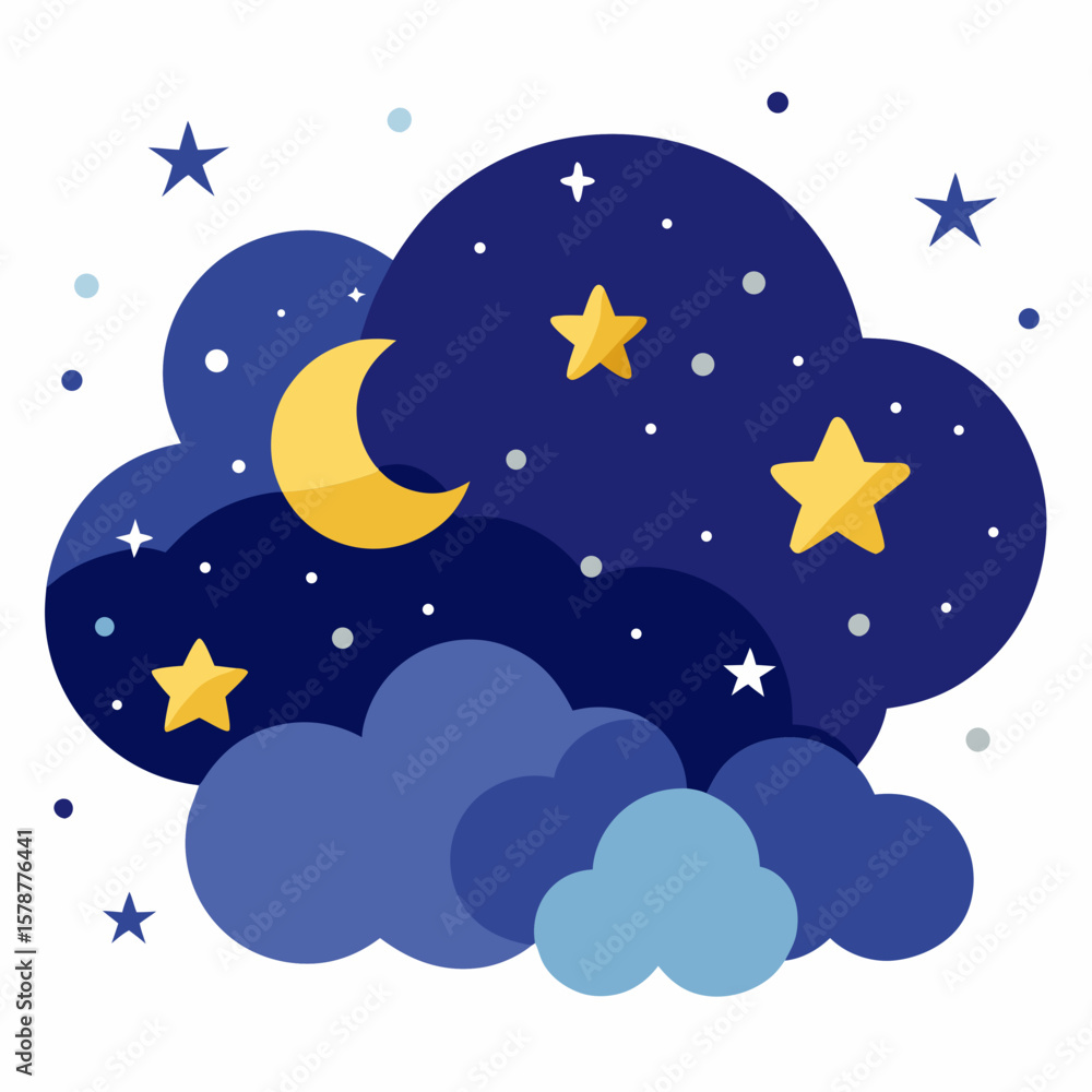 Obraz premium night sky with stars