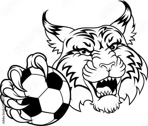 Wildcat Bobcat Soccer Footb...