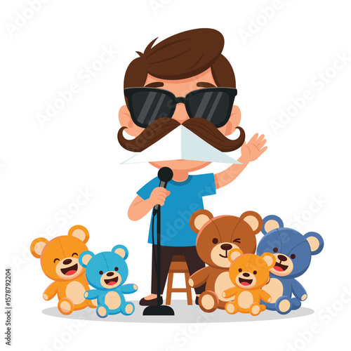 Man with Sunglasses Cool