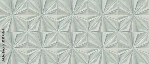 Repeating geometric star pattern in light color
