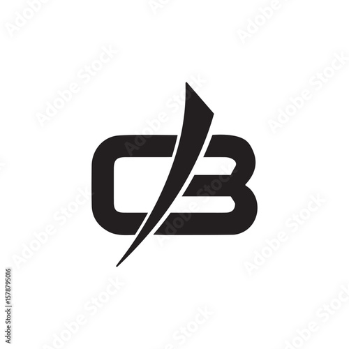 Letter CB LOGO Vector design