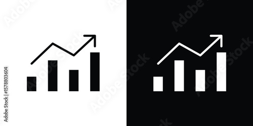 Benchmarking icon simple illustration in flat design