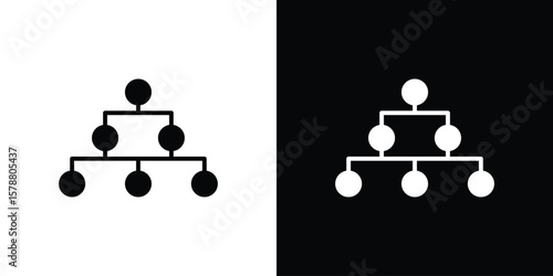 Consolidation icon simple illustration in flat design