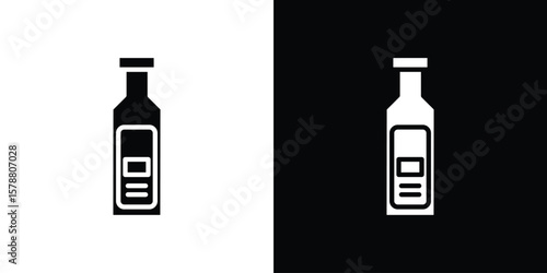 Gin icon simple illustration in flat design