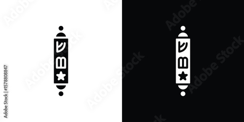 Mezuzah icon simple illustration in flat design