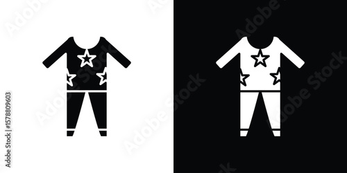 Pijama icon simple illustration in flat design