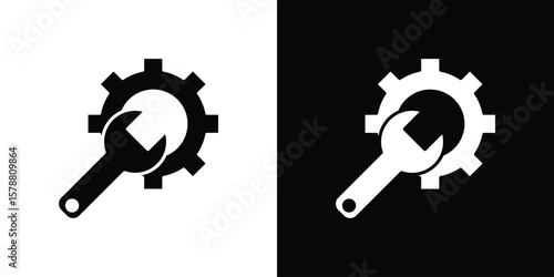 Productivity tools icon simple illustration in flat design