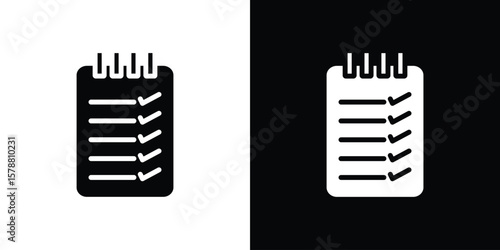 Reservation icon simple illustration in flat design