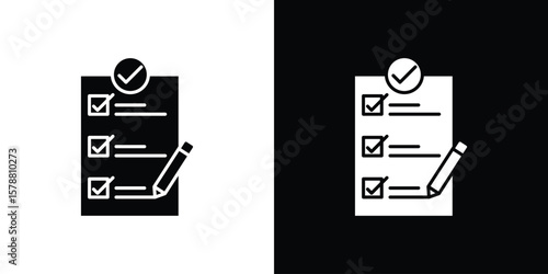 Requirements icon simple illustration in flat design