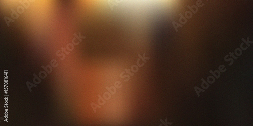 Yellow black abstract gradient background on dark black background with subtle noise