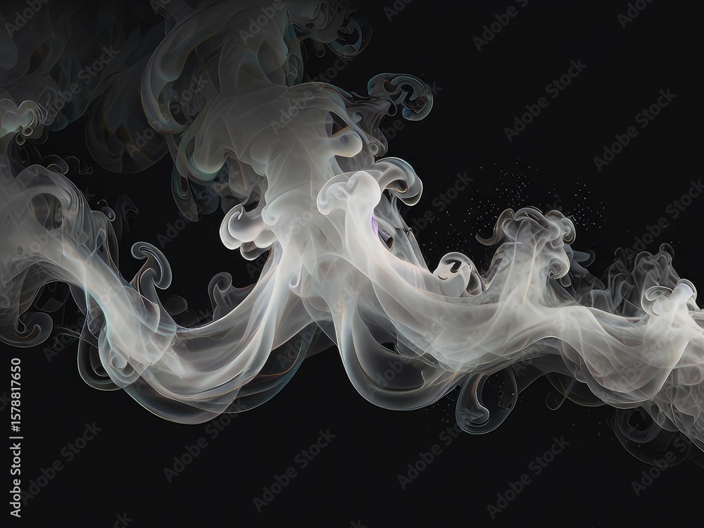 Fototapeta premium abstract smoke wallpaper with background 