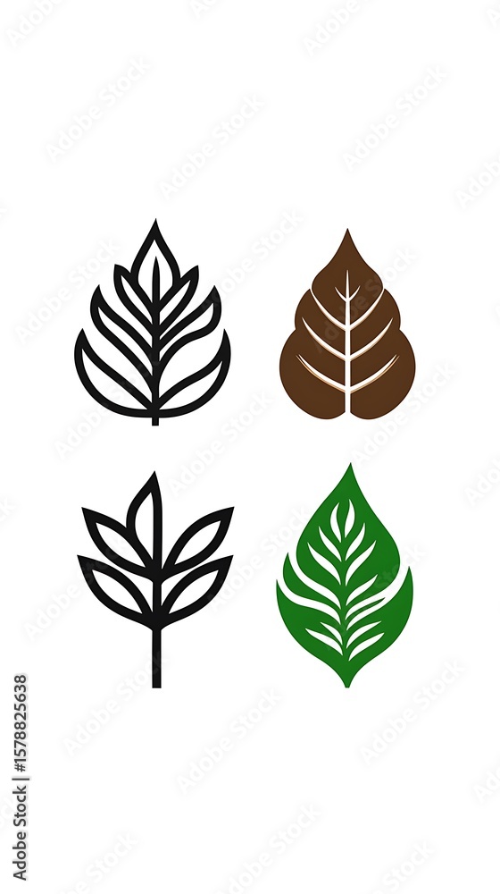 Obraz premium 葉影の詩