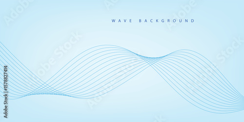  abstract blue background with waves