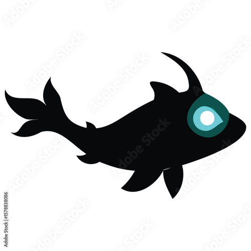 Deep Sea Lantern Fish Graphics