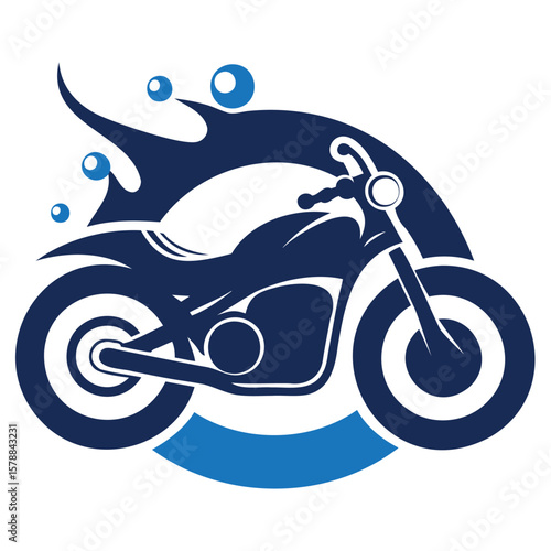 Dynamic Motorcycle Emblem Graphics