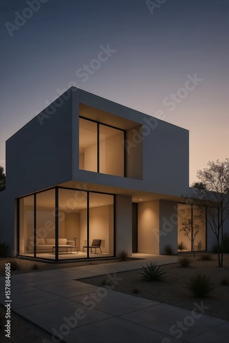 Wallpaper Mural Contemporary black modern house with dramatic cloudy sky backdrop Torontodigital.ca