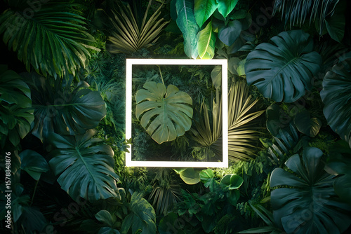 palm tree frame