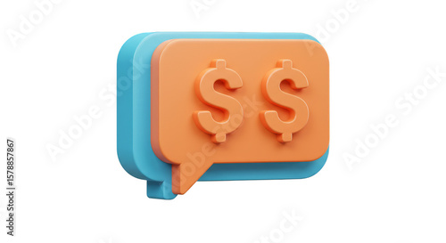 3d Dollar Sign Icons Financial Wealth Currency on Transparent PNG