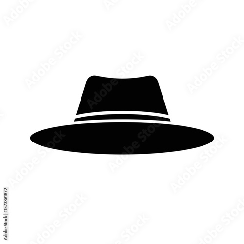 A stylish fedora hat isolated on white background for any occasion